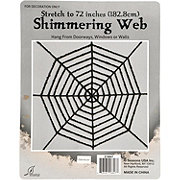 Seasons Shimmering Halloween Spider Web - Assorted