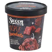 Swoon by H-E-B Triple Chocolate Ice Cream, 1 pt