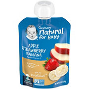 Gerber Natural for Baby Food Pouch - Apple Strawberry & Banana