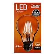 Feit Electric A19 4.5-Watt LED Light Bulb - Orange