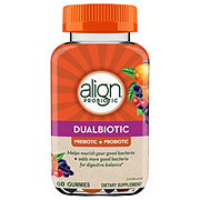 Align Dualbiotic Prebiotic + Probiotic Gummies