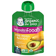 Gerber Organic for Baby Wonderfoods Pouch - Pear Mango & Avocado