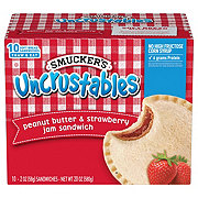 Smucker's Uncrustables Frozen Sandwiches - Peanut Butter & Strawberry Jam