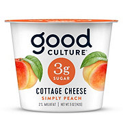 Good Culture 3G Sugar Peach Cottage Cheese