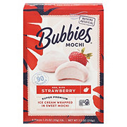 Bubbies Mochi Strawberry Ice Cream