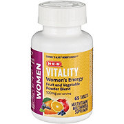 H-E-B Women's Vitality Energy Multivitamin Tablets