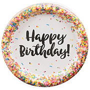 Creative Converting Sprinkles Happy Birthday Paper Plates - 9 in.