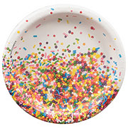Creative Converting Sprinkles Paper Plates - 7 in.