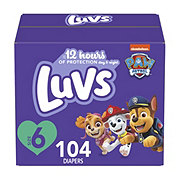 Luvs Paw Patrol Baby Diapers - Size 6