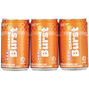 H-E-B Orange Burst Soda 6 pk Mini Cans