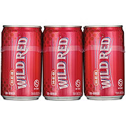 H-E-B Wild Red Soda 6 pk Mini Cans