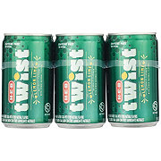 H-E-B Twist Lemon Lime Soda 6 pk Mini Cans