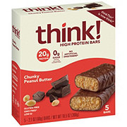 think! 20g Protein Bars - Chunky Peanut Butter
