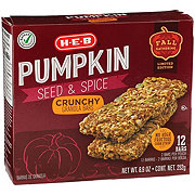 H-E-B Crunchy Granola Bars - Pumpkin Seed & Spice