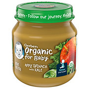 Gerber Organic for Baby 2nd Foods - Apple Spinach with Kale