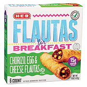 H-E-B Frozen Breakfast Flautas - Chorizo, Egg & Cheese