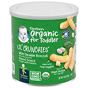 Gerber Organic for Toddler Lil' Crunchies - White Cheddar Broccoli