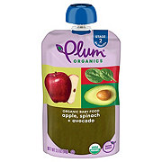 Plum Organics Baby Food Pouch - Apple Spinach & Avocado