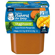 Gerber Natural for Baby VeggiePower 2nd Foods - Sweet Potato Mango & Kale