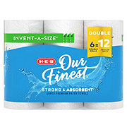 H-E-B Our Finest Invent-A-Size Paper Towels