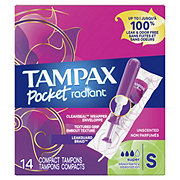 Tampax Radiant Pocket Compact Tampons - Super