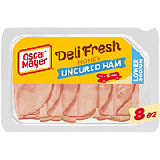 Oscar Mayer Deli Fresh Lower Sodium Honey Uncured Ham Sliced Lunch Meat