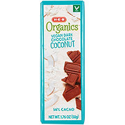 H-E-B Organics Vegan Coconut 56% Cacao Dark Chocolate Bar