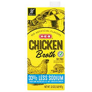 H-E-B Reduced Sodium Chicken Broth, 32 oz