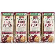 H-E-B Fruit Punch 100% Juice 6.75 oz Boxes