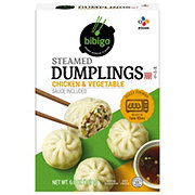 Bibigo Korean Style Chicken and Vegetable Potstickers/Dumpling, 6.6 Ounce  Packaged Meals-- 9 per Case. 
