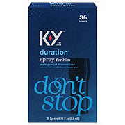 K-Y Duration Spray for Men - 36 Sprays