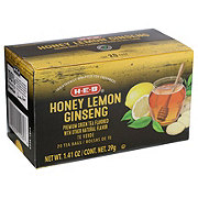 H-E-B Honey Lemon Ginseng Green Tea Bags