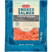 H-E-B Smoked Atlantic Salmon – Lemon Pepper