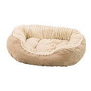 Sleep Zone Tan Plush Pet Bed, 21"x17"