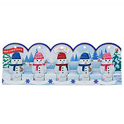 Lindt Milk Chocolate Snowman Christmas Candy, 5 pc