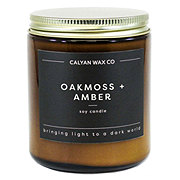 Calyan Wax Co. Oakmoss & Amber Scented Soy Candle