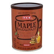 H-E-B Maple Breakfast Medium Roast Ground Coffee