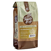 Tejas Cafe Breakfast Blend Light Roast Ground Coffee