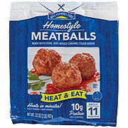 Hill Country Fare Heat & Eat Frozen Meatballs - Homestyle