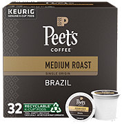 Peet's Coffee Brazil Medium Roast Single Serve Coffee K Cups