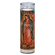 Brilux Virgen de Guadalupe Religious Candle - White Wax
