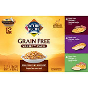 Nature's Recipe Grain Free Chicken Wet Dog Food Variety Pack