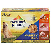 Nature's Recipe Chicken Salmon Turkey Wet Cat Food Variety Pack