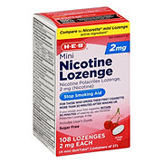 H-E-B Mini 2 mg Nicotine Lozenges - Cherry Ice