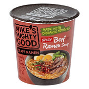 Mike's Mighty Good Spicy Beef Ramen Soup