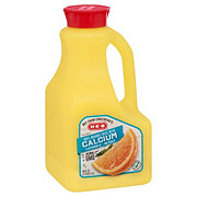 H-E-B 100% Orange Juice with Calcium & Vitamin D - No Pulp