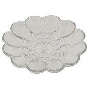 Anchor Hocking Presence Glass Egg Plate