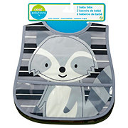 Neat Solutions Raccoon and Bear Baby Bibs