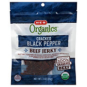 H-E-B Organics Cracked Black Pepper Beef Jerky