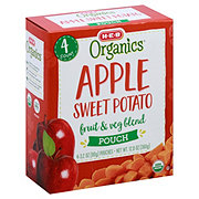 H-E-B Organics Blended Fruit & Veg Pouches – Apple Sweet Potato